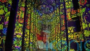 Immersive royal display lights up Canterbury Cathedral