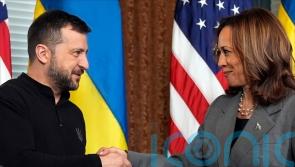 Harris blasts calls for Ukraine to cede territory to Russia during Zelensky meet