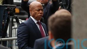 New York City mayor Eric Adams arrives at court in illegal contributions case