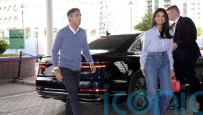 Rishi Sunak arrives in Birmingham ahead of Conservative Party conference