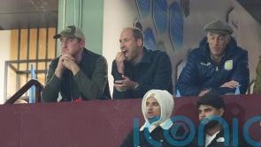 Prince of Wales cheers on Aston Villa in match against Bayern Munich