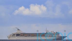 Cruise ship departs after four months stranded in Belfast