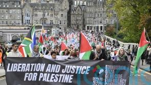 Thousands attend pro-Palestine demonstration in Edinburgh
