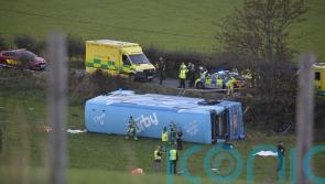 Four pupils in hospital after school bus crashes in Northern Ireland