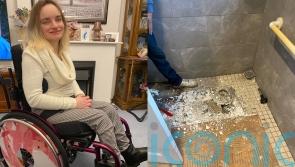 Woman with cerebral palsy forced to wash in sink after builder’s cheap renovation left wet room in disarray