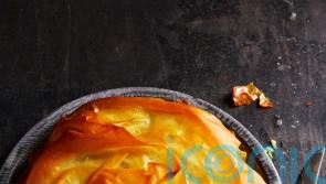 Rick Stein’s cheese, potato and spinach filo pie recipe