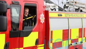 Firefighters remain on scene of blaze at derelict hospital in Dumfries