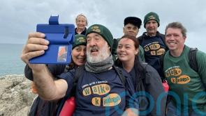 Six-week walk from Wales back to homeless charity’s base raises almost £50,000
