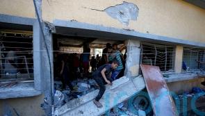 Israeli strike on a school-turned-shelter in Gaza kills at least 27 people