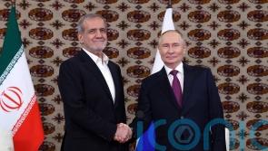 Russian and Iranian presidents meet as concerns grow over Middle East attacks