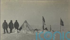 Cross in memory of explorer Shackleton goes on display after 8000-mile journey