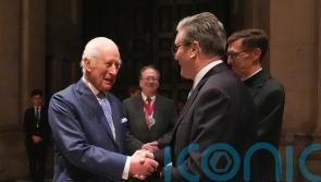King joins prime minister at reception for UK’s international investment summit