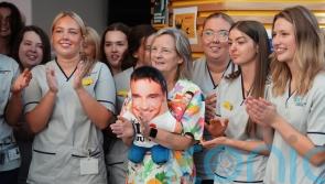 Former Wet Wet Wet star Marti Pellow performs at cancer centre