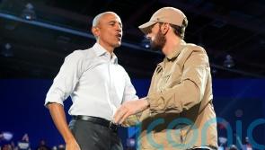 Barack Obama raps Lose Yourself after introduction from Eminem at rally