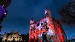 Tower of London to be lit up with poignant light show over Remembrance period