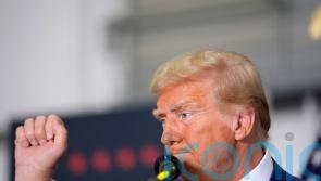 Ex-model says Trump groped her while Epstein watched