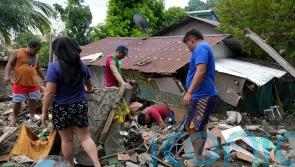 Toll of dead and missing passes 100 following Tropical Storm Trami