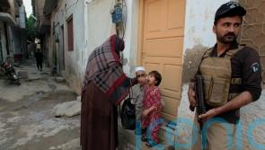 Militants kill police officer in attack on polio vaccination centre