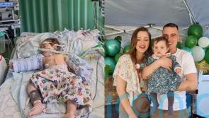 Girl who nearly died after birth receives father’s kidney in rare procedure just days before second birthday