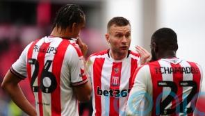 Stoke captain Ben Gibson heads in late winner to see off Derby