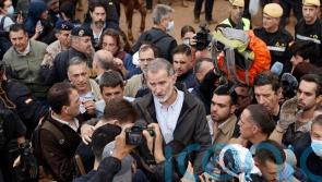 Angry flood survivors hurl mud and insults at Spain’s King Felipe VI