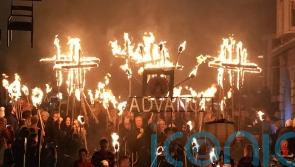 Streets packed for annual Lewes bonfire parade