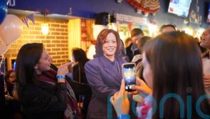Sombre mood at event for UK-based Democrats in London
