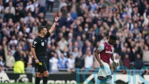 Mohammed Kudus ban extended to five matches after red card against Tottenham