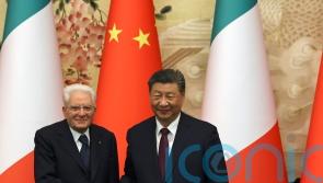 Italian president and Chinese leader sign culture and trade deals