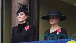 Princess of Wales pays tribute in military-style dress coat at Remembrance service