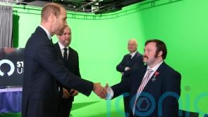 William charmed by Northern Ireland’s own prince of the silver screen