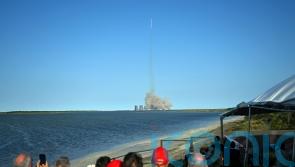 SpaceX launches giant Starship rocket as Donald Trump and Elon Musk watch on