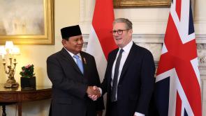 Starmer welcomes president of Indonesia to Downing Street