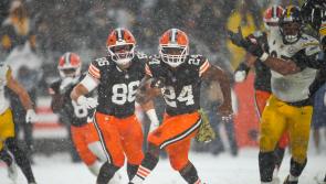 Cleveland Browns stun divisional rivals Pittsburgh Steelers in the snow
