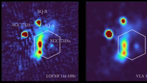 Two-million-miles-per-hour galaxy collision seen in detail