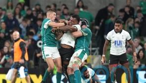 Fiji boss claims Sam Prendergast escaped red card due to ‘wearing green jersey’