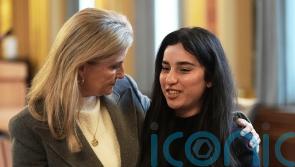 Sophie offers support to Yazidi genocide survivor as she pays tribute to bravery