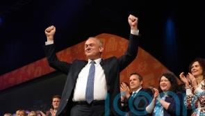 Lib Dem leader Ed Davey launches Christmas number one bid with charity single