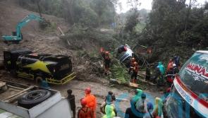 Rains trigger deadly landslide on Indonesia’s Sumatra island