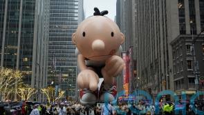 In Pictures: Big balloons, rain and protesters at Macy’s Thanksgiving Parade
