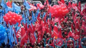 Thousands of workers stage protests across Italy in general strike