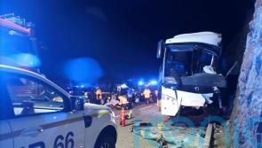 Two killed after bus crash near French ski resort