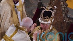 King felt ‘slightly anxious’ about crown wobbling during his coronation