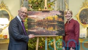 John Swinney to auction Christmas card picture to help children’s charity