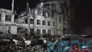 Ukrainian women pulled alive from rubble hours after Russian missile strike
