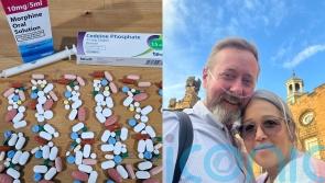 Dad with rare condition which slowly hardens his skin defiant despite chemotherapy and 250-tablet per week treatment