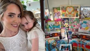 ‘My daughter spent her first Christmas having chemotherapy – now I raise money to buy gifts for children in hospital’