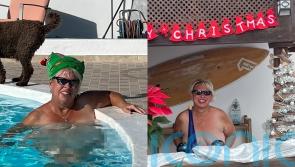 Naturist resort owner celebrates Christmas with naked Twister, penis-shaped cake and roast dinner cooked in the buff