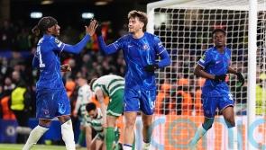 Marc Guiu hat-trick helps Chelsea power on in Europe with Shamrock rout
