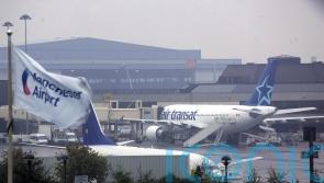 Timeline of events relating to incident at Manchester Airport